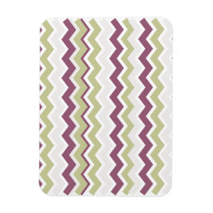Monogrammed Chevron Brick Magnet