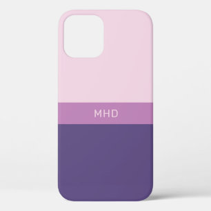 Monogrammed Colour Blocks phone cases