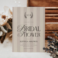 Monogrammed Country Club Bridal Shower