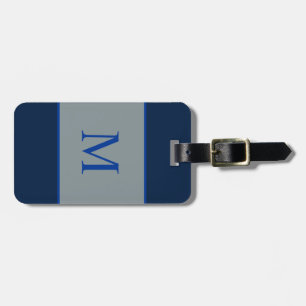 Monogrammed Cowboys Coloured Luggage Tag