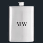 Monogrammed custom couple initials Wedding Favours Hip Flask<br><div class="desc">Monogrammed custom couple initials Wedding Favours Flask
great as gifts favours for groomsmen,  bridesmaids,  wedding bridal party</div>