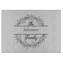 Monogrammed Cutting Board