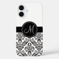 Monogrammed Damask