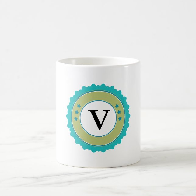 Monogrammed Designer Mug (Center)