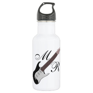 Monogrammed Electric Guitar 532 Ml Water Bottle