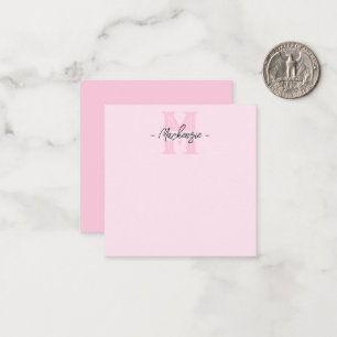 Monogrammed Elegant Bold Initial Card