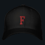 Monogrammed F Adjustable Cap<br><div class="desc">Support your favourite team with this cap. Monogram is customisable,  so you can substitute another letter in place of the "F". Choose from a variety of cap and stitch colours.</div>