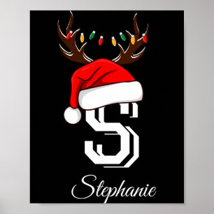 Monogrammed Family Christmas Matching Outfits _1 Poster