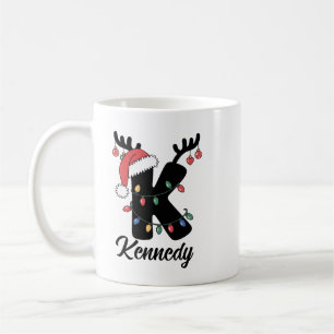 Monogrammed Family Christmas  Personalized Holiday Coffee Mug