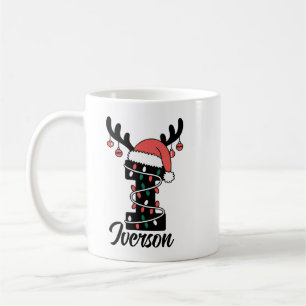 Monogrammed Family Christmas  Personalized Holiday Coffee Mug