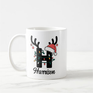 Monogrammed Family Christmas  Personalized Holiday Coffee Mug