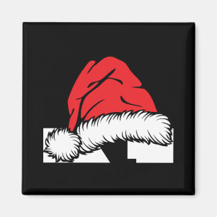 Monogrammed Family Christmas With Name  Magnet