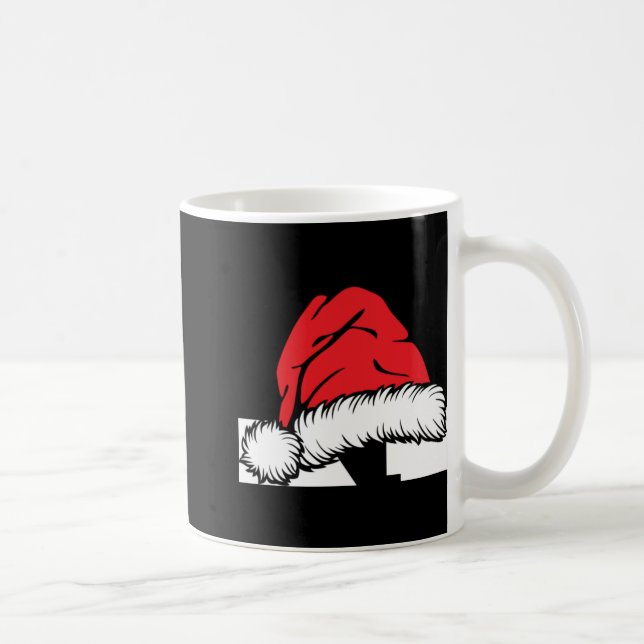 Monogrammed Family Christmas With Name T Shirt  Coffee Mug (Right)