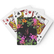 Monogrammed Floral Design