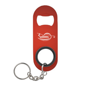 Monogrammed "G" Red Gradient Bottle Opener