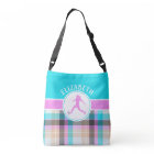 Monogrammed Girl's Soccer Summer Tartan