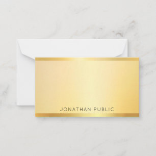 Monogrammed Gold Look Template Modern Elegant