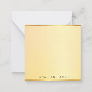 Monogrammed Gold Look Template Modern Elegant