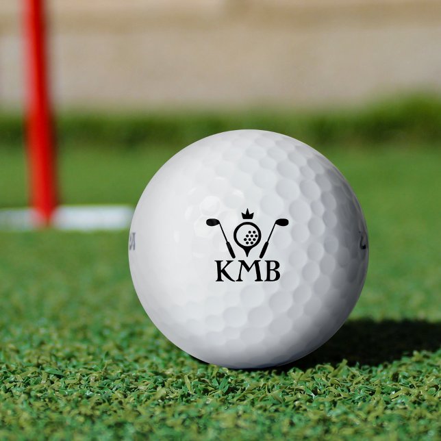 Monogrammed Golf Clubs and Crown Logo Custom Balls (Creator Uploaded)