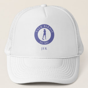 Monogrammed Golf Funny Golfer Birdie Saying Custom Trucker Hat