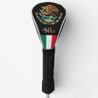 Monogrammed Golf, Mexico Eagle & Mexican Flag
