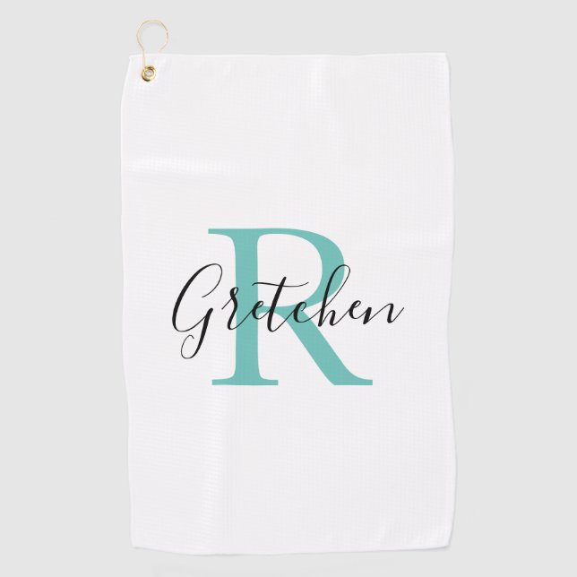 Monogrammed Golf Towel (Front)