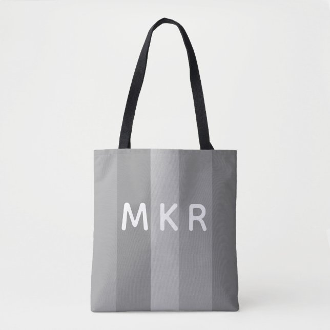 Monogrammed Greys Tote Bag (Front)