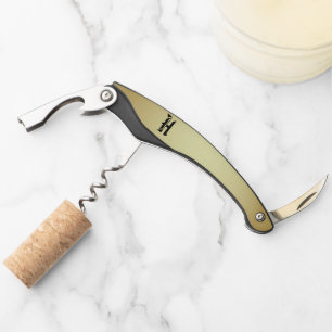 Monogrammed "H" Waiter's Corkscrew