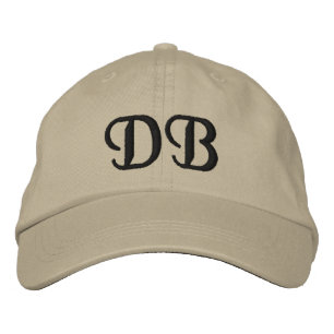 MONOGRAMMED HATS