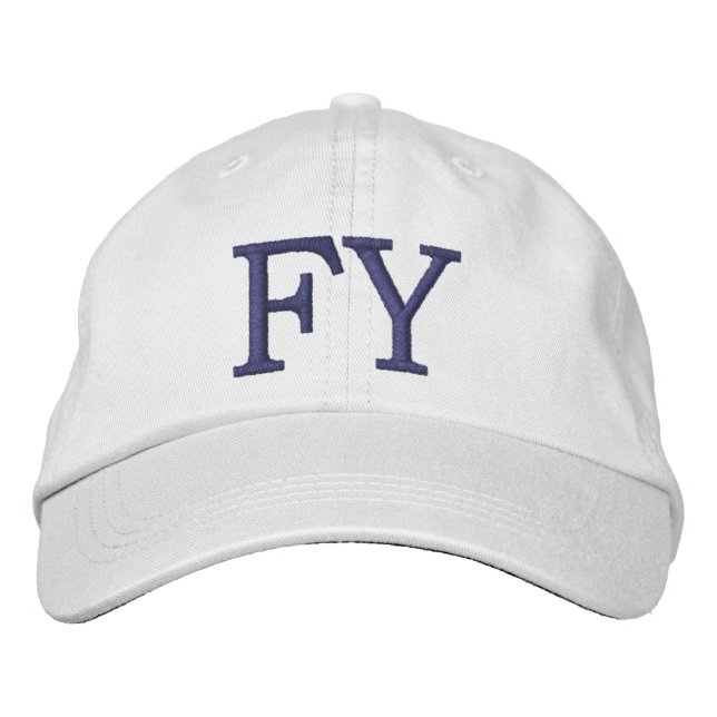 MONOGRAMMED HATS (Front)