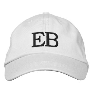 MONOGRAMMED HATS