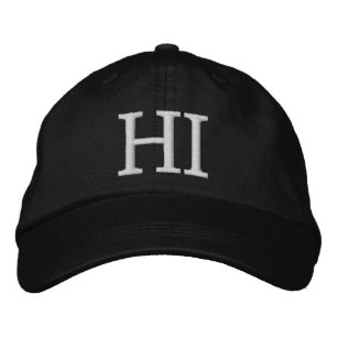 MONOGRAMMED HATS