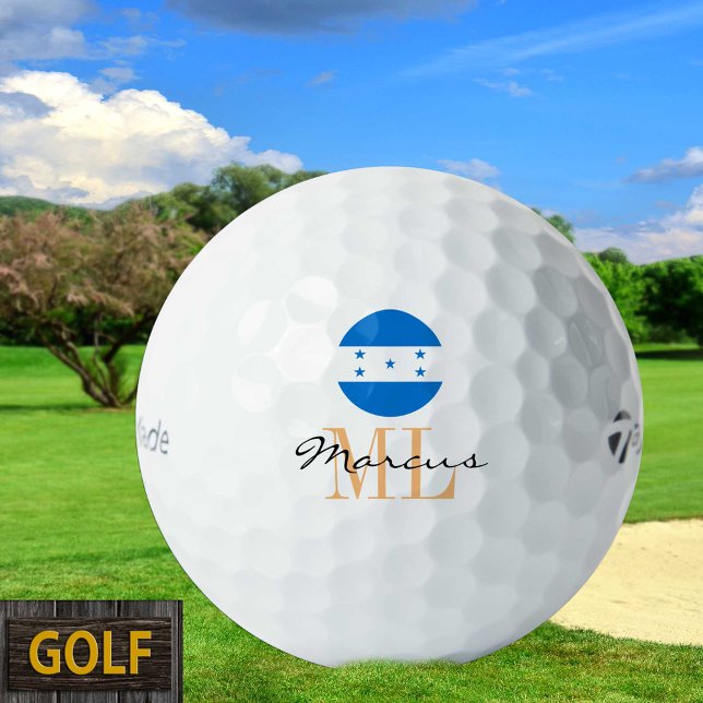 Monogrammed Honduras Flag & Honduras Golf Balls (Creator Uploaded)