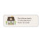 Monogrammed House Return Address Labels
