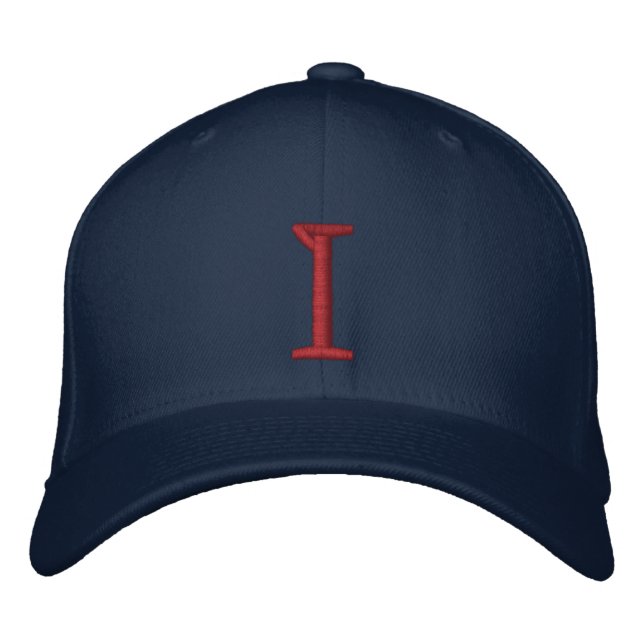 Monogrammed I Adjustable Cap (Front)