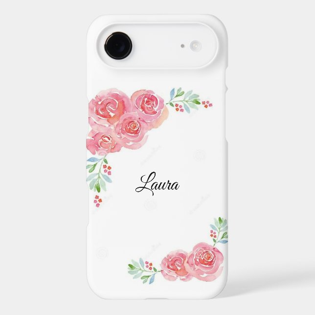 Monogrammed IPhone cell Case (Back)