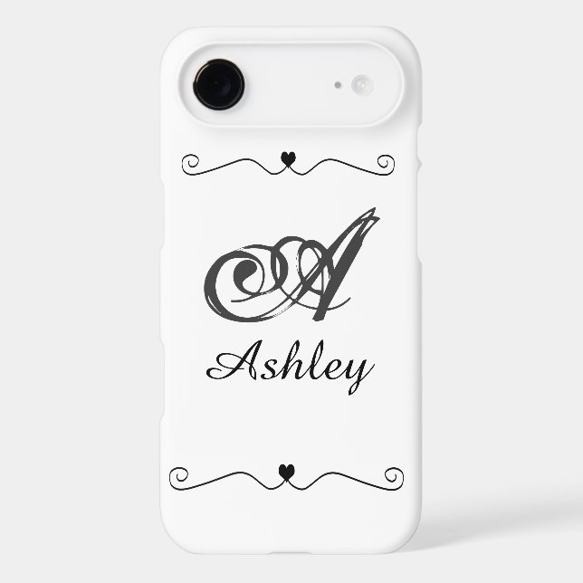 Monogrammed iPhone Cover (Back)