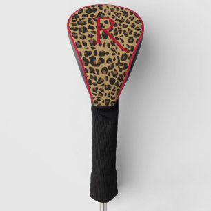 Monogrammed Jaguar Print Driver Cover