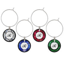Monogrammed Jewels Diamond Ruby Emerald Sapphire