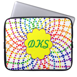 Monogrammed laptop case