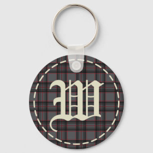Monogrammed Letter W  Keychain