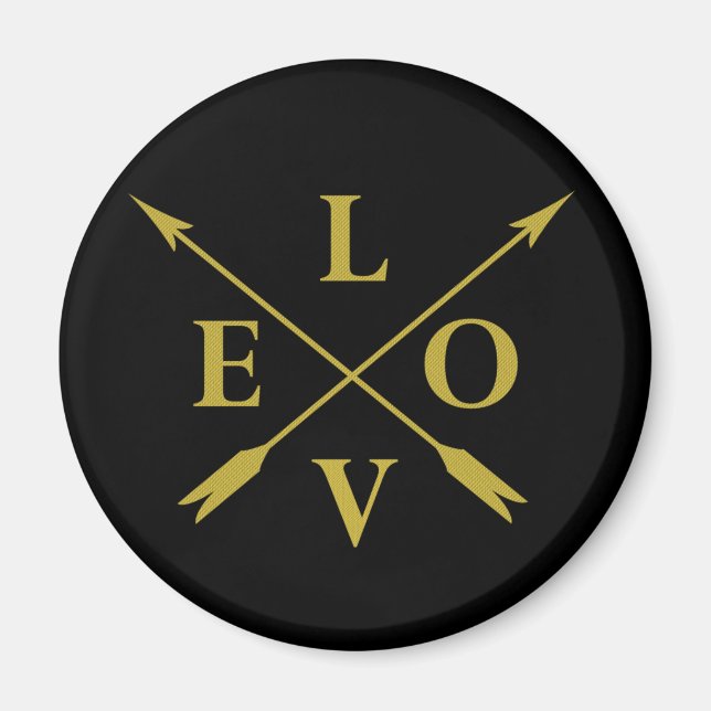 monogrammed love magnet (Front)