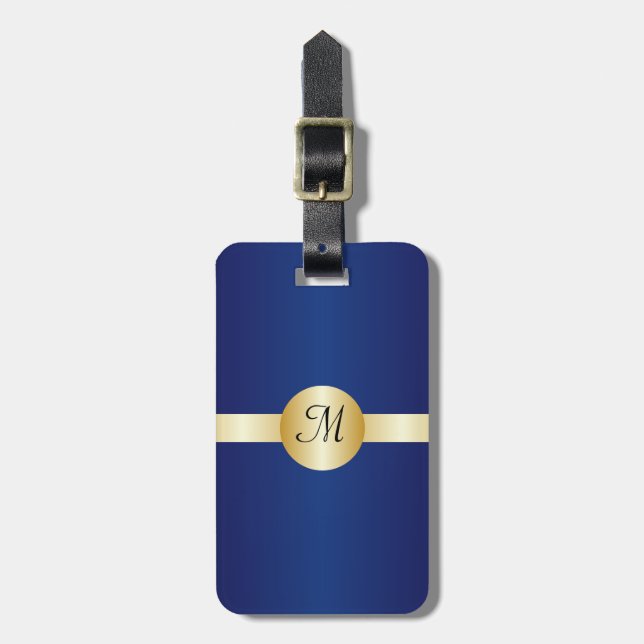 Monogrammed Luggage Tag (Front Vertical)