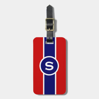 Monogrammed Luggage Tag