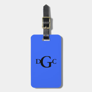 Monogrammed Luggage Tag