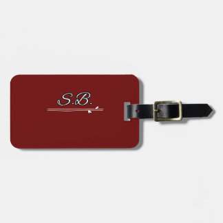 Monogrammed Luggage Tag