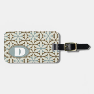 Monogrammed Luggage Tag Template