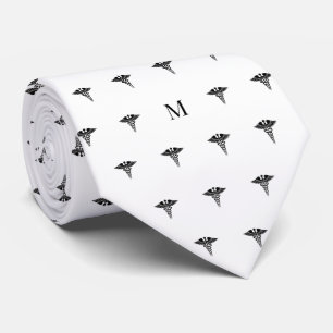 Monogrammed Medical Doctor Med School Graduation Tie