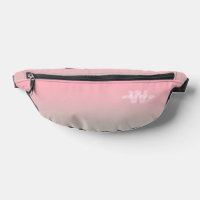 Monogrammed Modern Chic Pastel Ombre