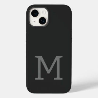 Monogrammed Modern Plain Initial Case-Mate iPhone 14 Case